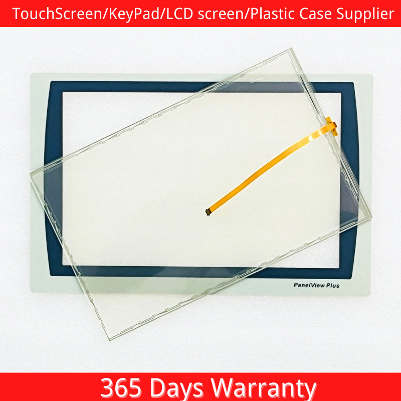 Touch Screen Panel Glass PanelView Plus 7 2711P-T12W22A9P + Overlay Film