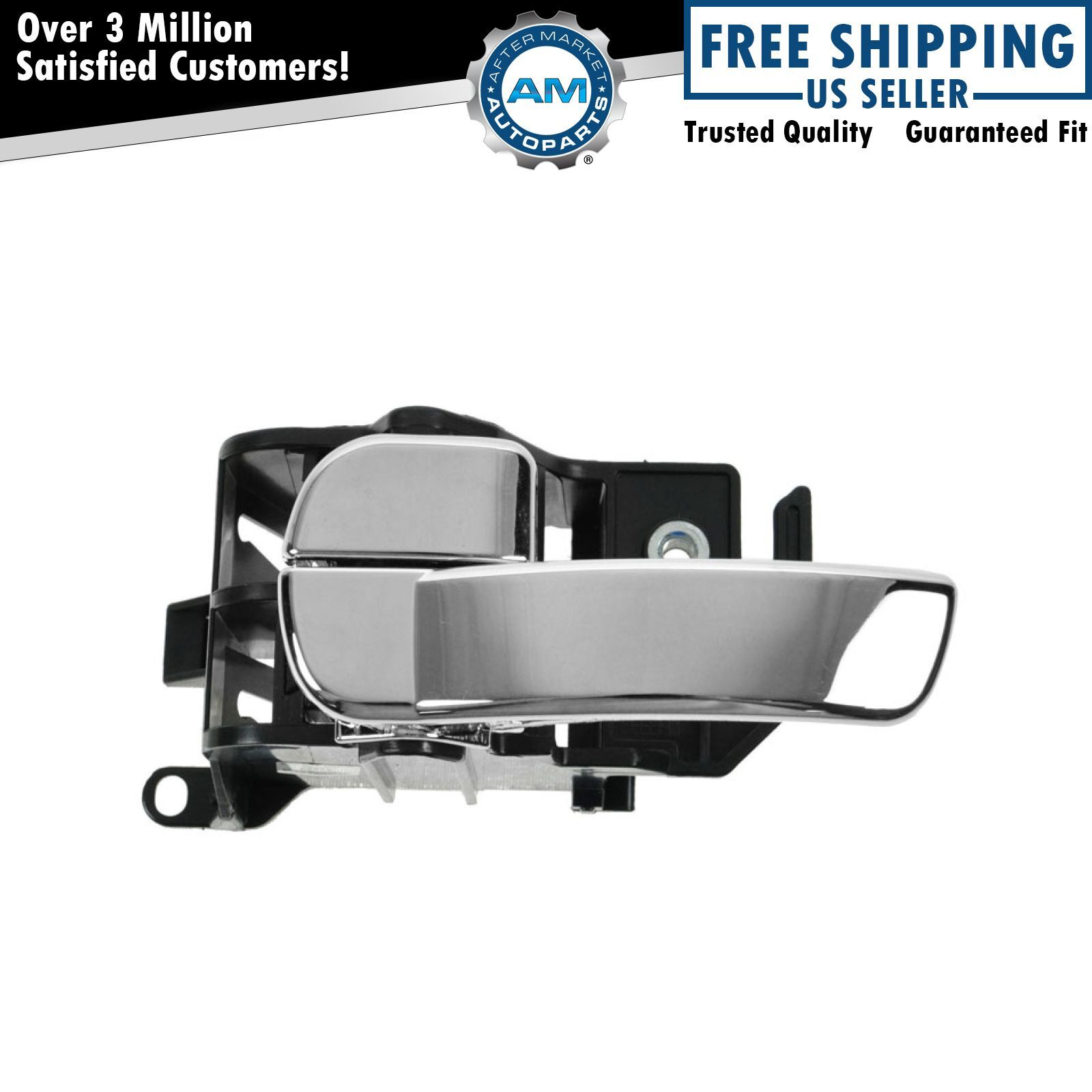 Gray & Chrome Inside Door Handle Driver Left LH for Frontier Pathfinder Xterra