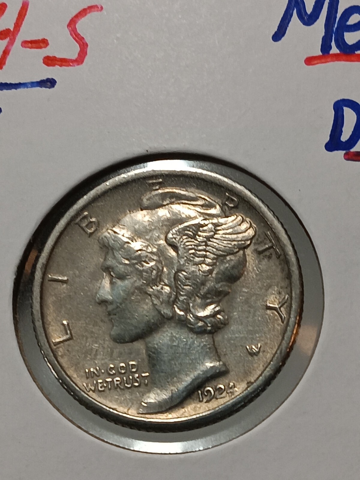 1924-S Mercury Dime  MS ++