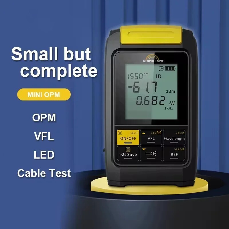 Mini 4 in 1 Triber Multi Optical Power Meter FTTH Pon OPM VFL LED RJ45 Network