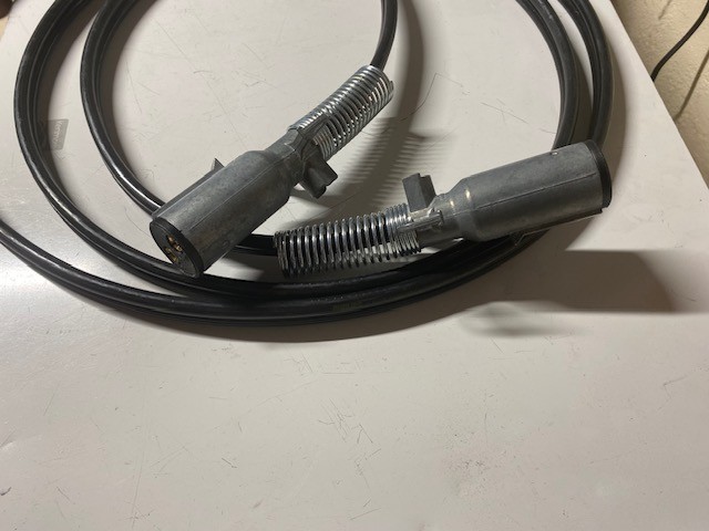PHILLIPS 2 Pole Auxiliary power cable 4 gauge Straight 12'