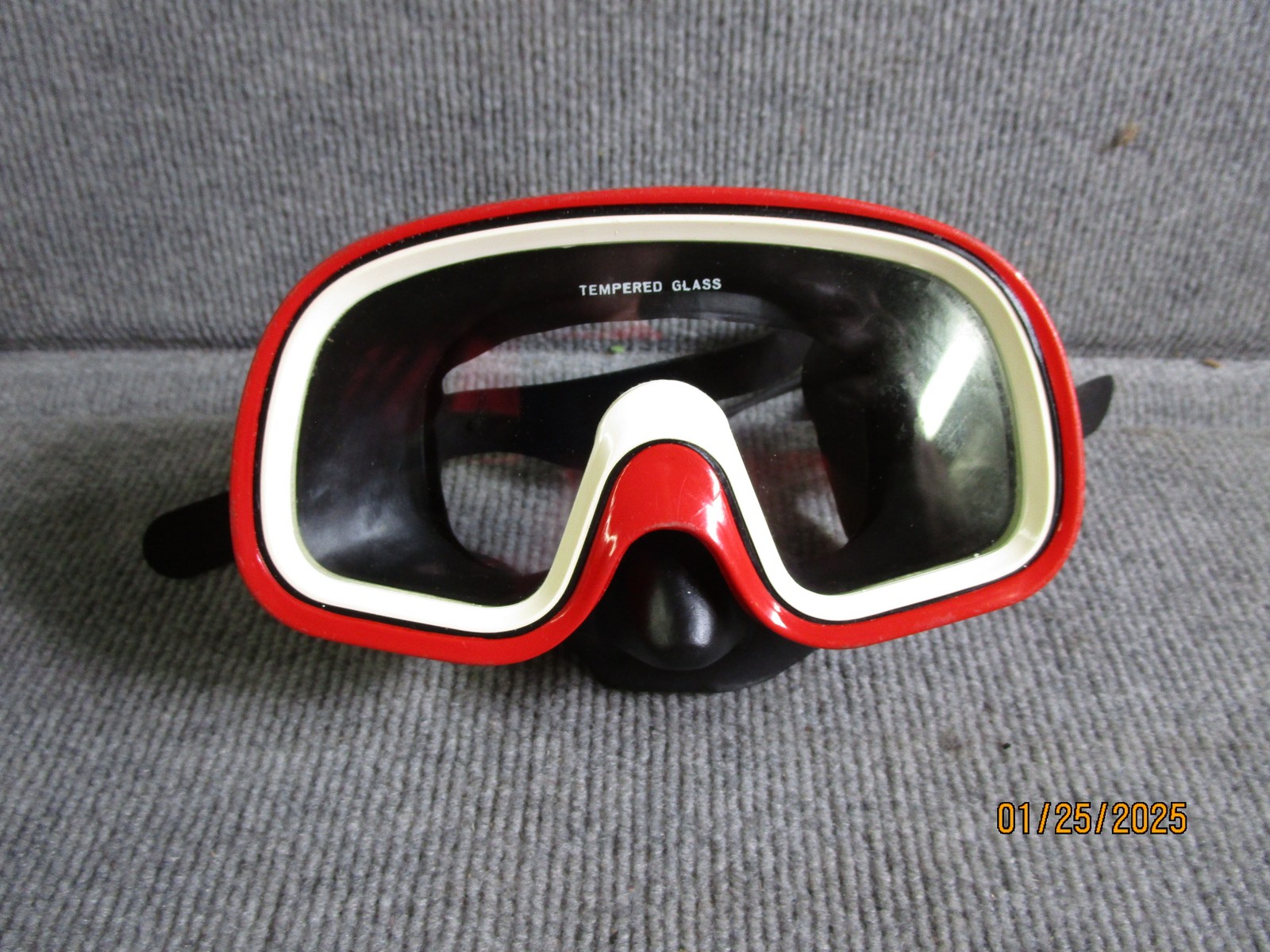 Vintage Lido Glass Scuba Mask