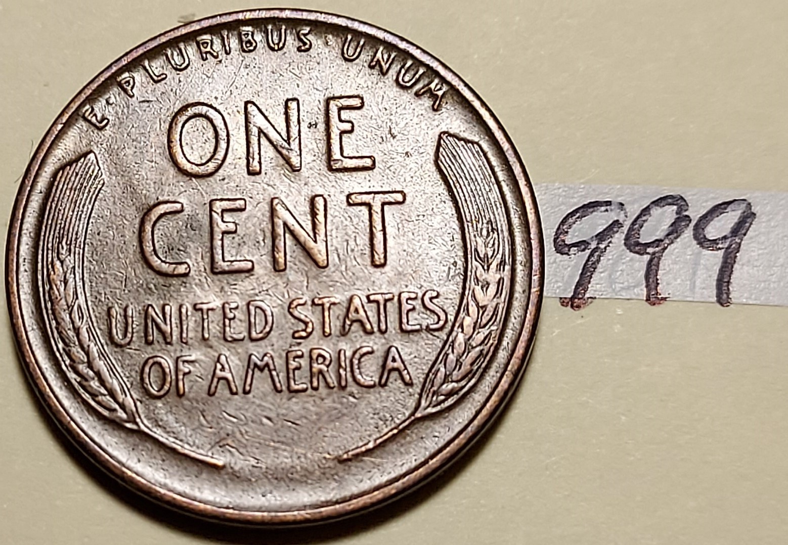1932-D Lincoln Wheat Cent EXTREMELY FINE #999