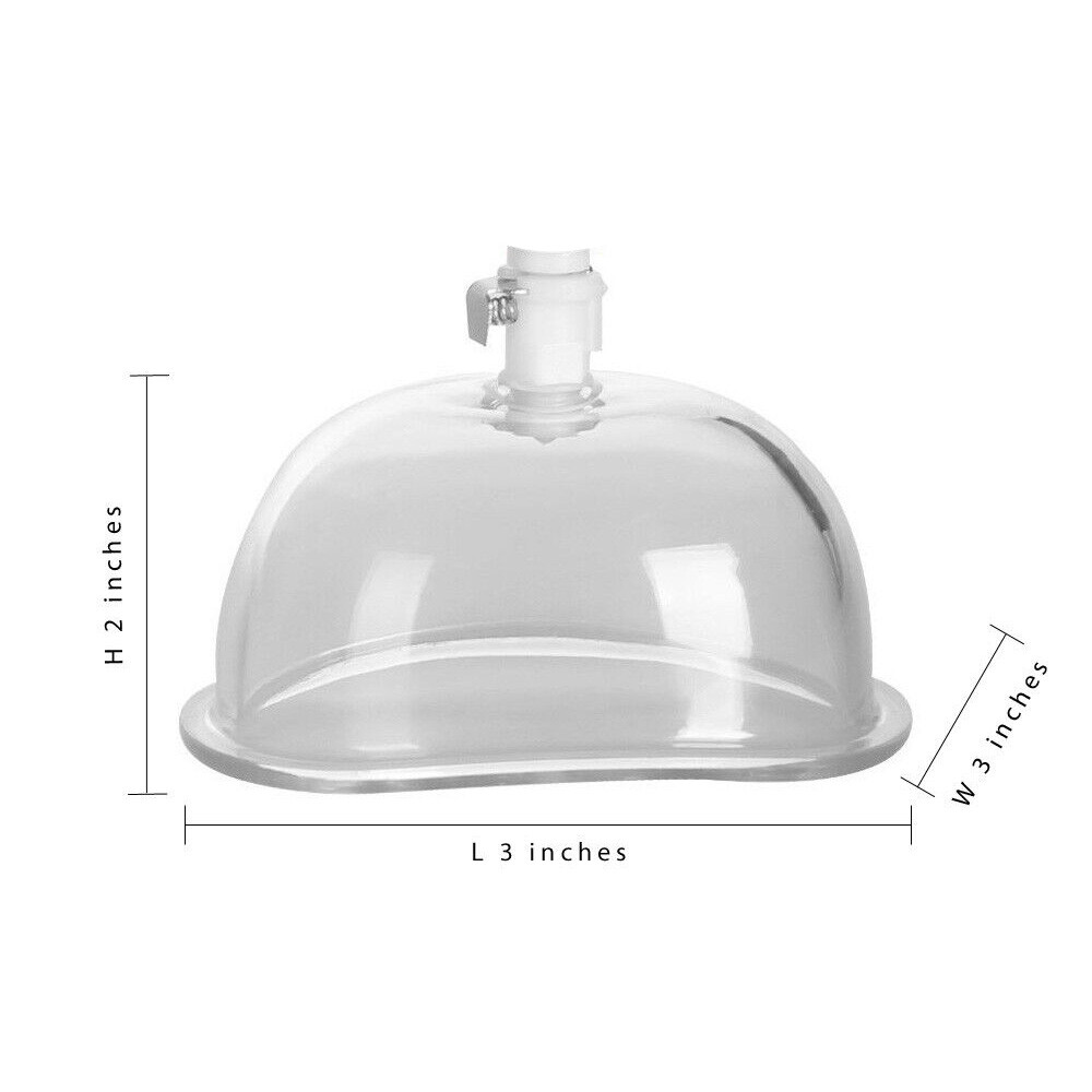 Vaginal Pumping Cup Attachment for Vaginal Vacuum Pumps, Women