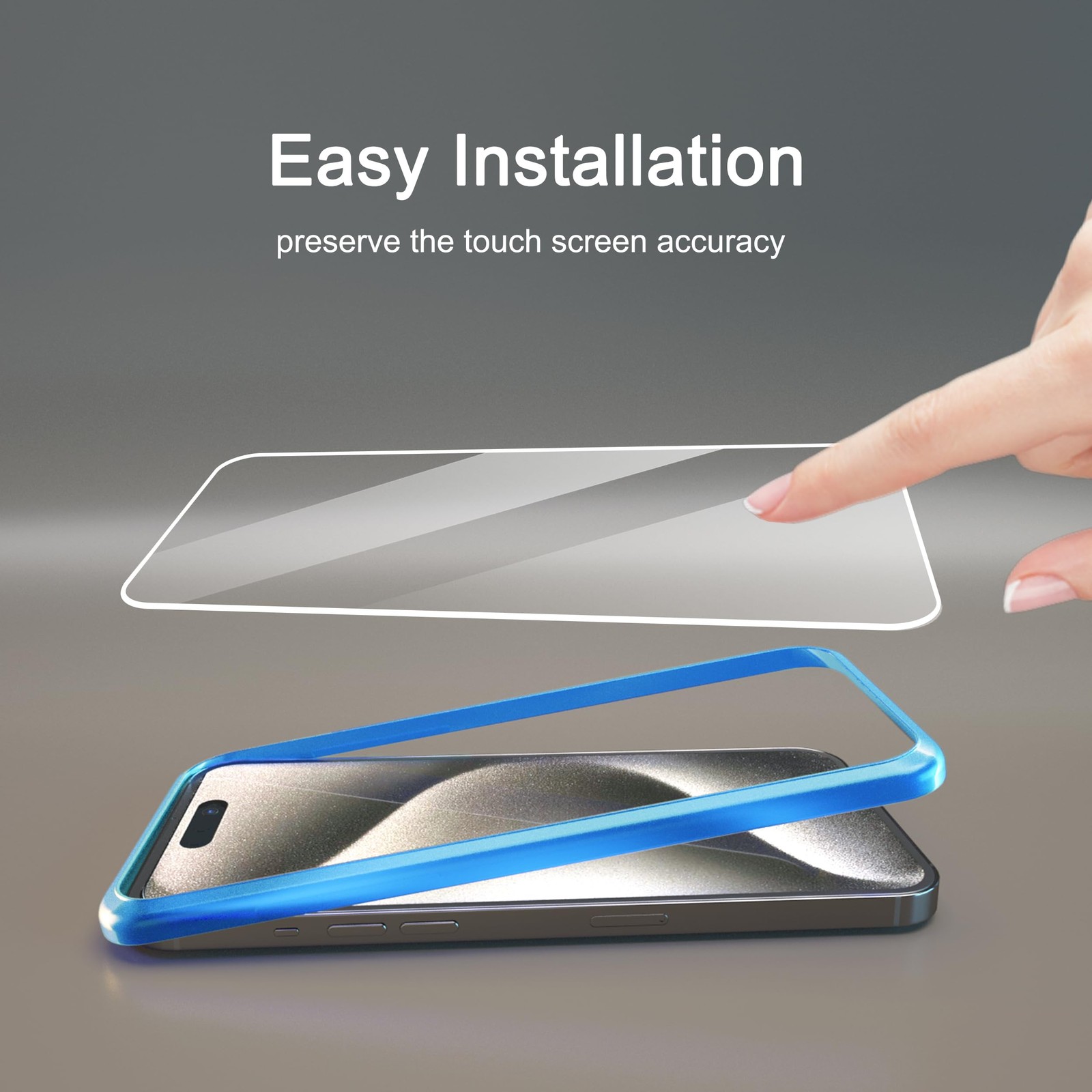 Ailun 3 Pack Screen Protector for iPhone 15 Plus [6.7 inch] + 3 Pack Camera Lens