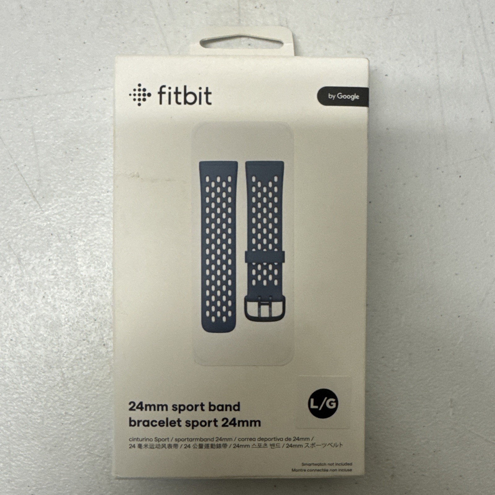 Fitbit Versa 3 Versa 4 Sense  Sense 2 - Sport Band  Sapphire Blue  Large 24mm