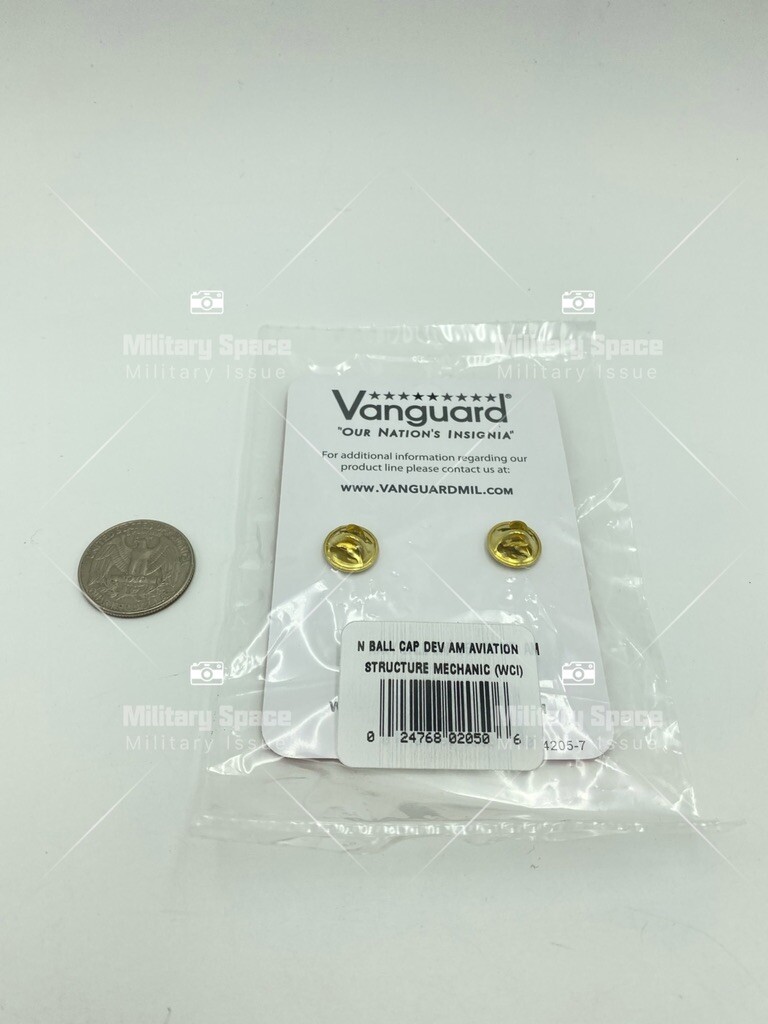 GENUINE U.S. NAVY BALL CAP DEVICE: AVIATION STRUCTURE MECHANIC