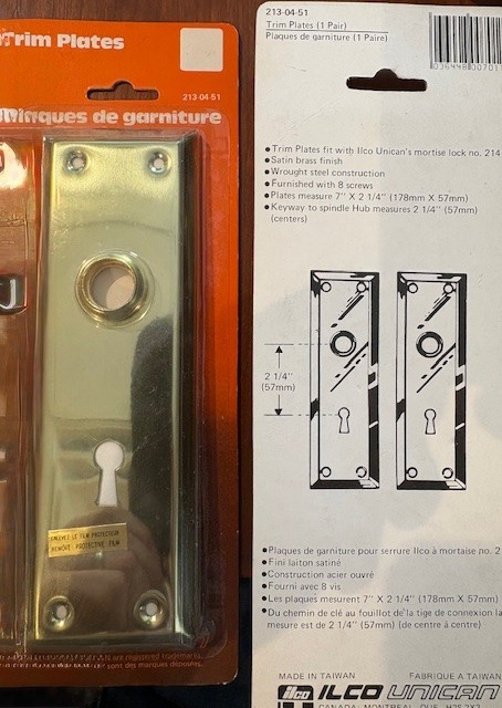 Ilco 213-04-51 Trim Plates