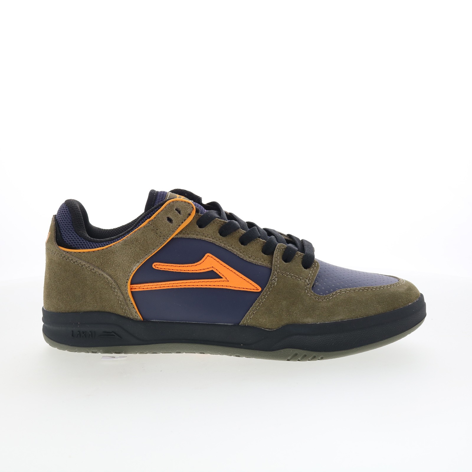 Lakai Telford Low Mens Blue Suede Lace Up Skate Inspired Sneakers Shoes
