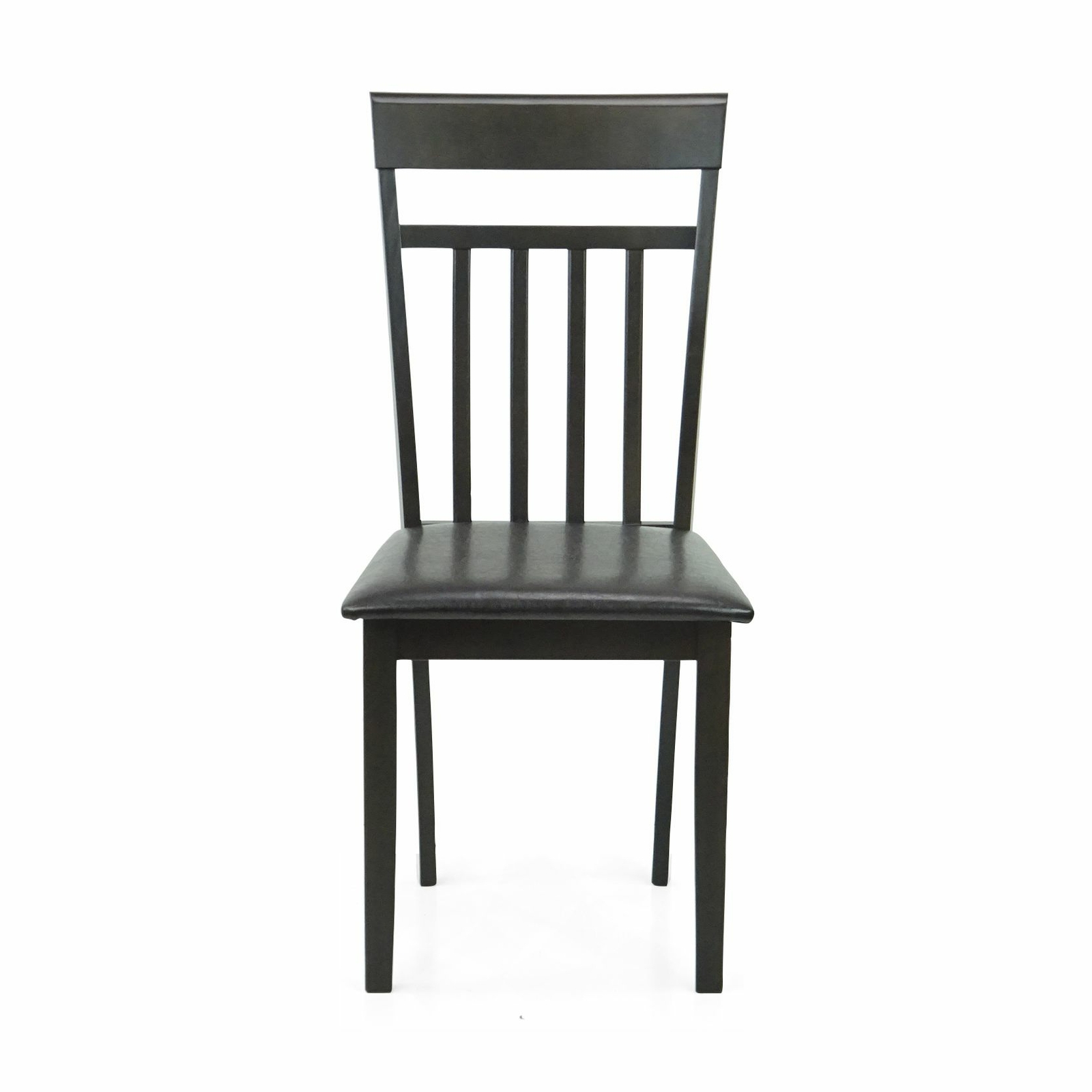 Dining Kitchen 3 Pcs SET Square Table 2 Warm Chairs Espresso Finish