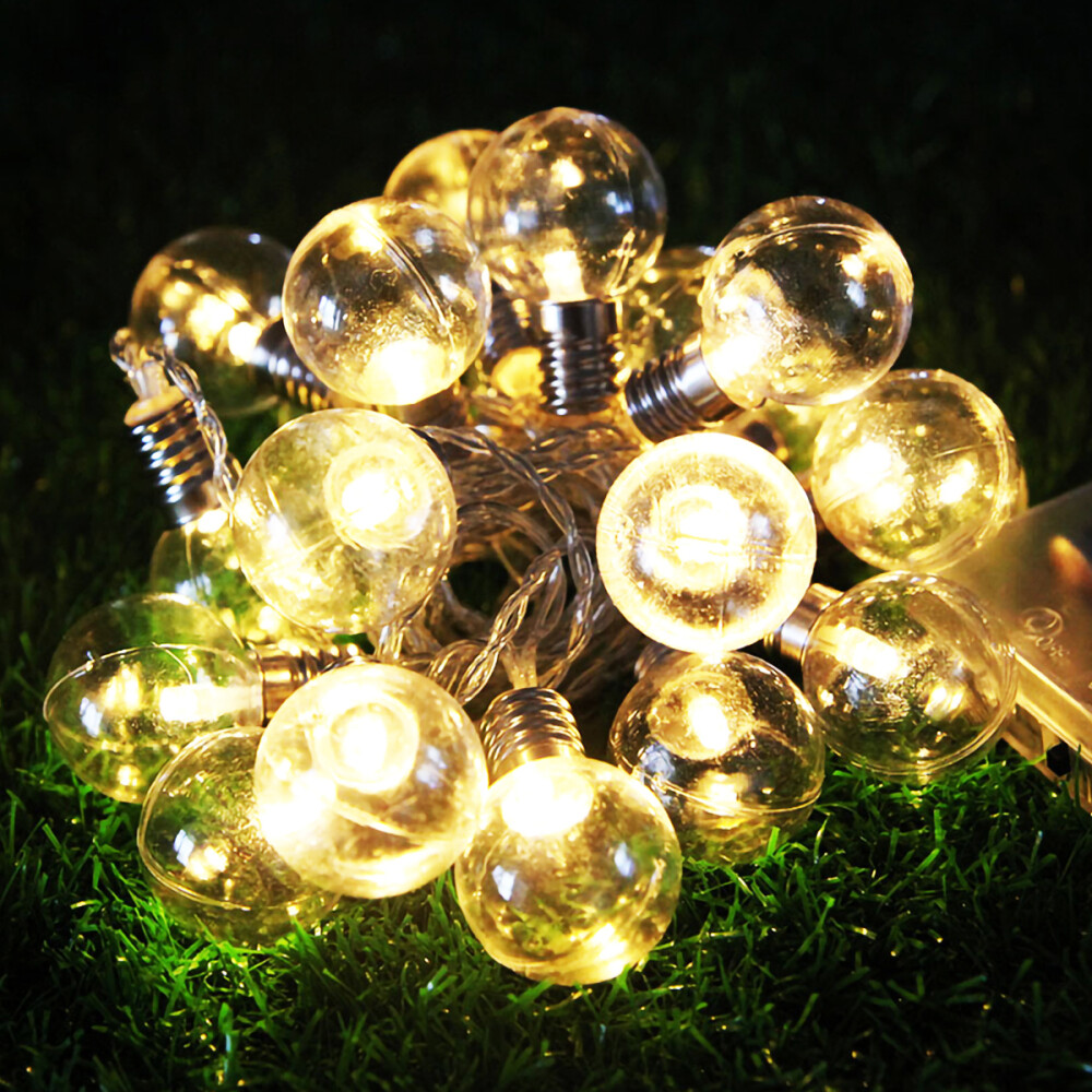 US Solar Powered LED String Light Garden Path Yard Decor Lamp Outdoor Waterproof