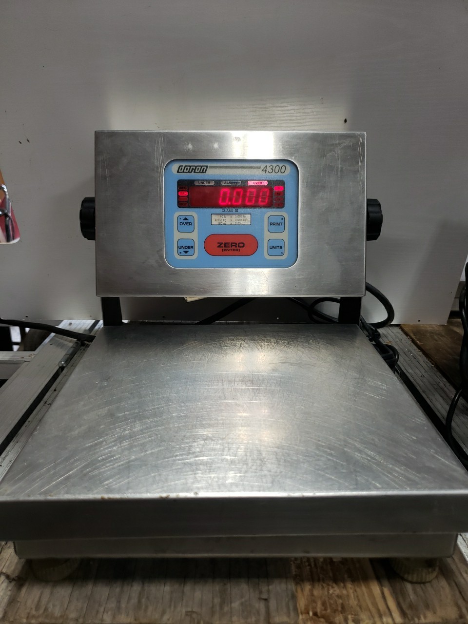 Doran Model 4300 4300M Digital Checkweighing Indicator Scale - Works Great!