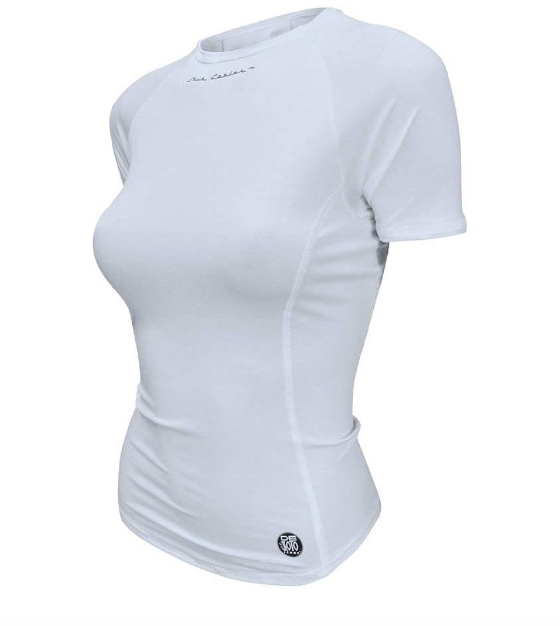 Desoto Women's Femme Skin Cooler Short Sleeve Skin Cooler Top Size Medium NEW