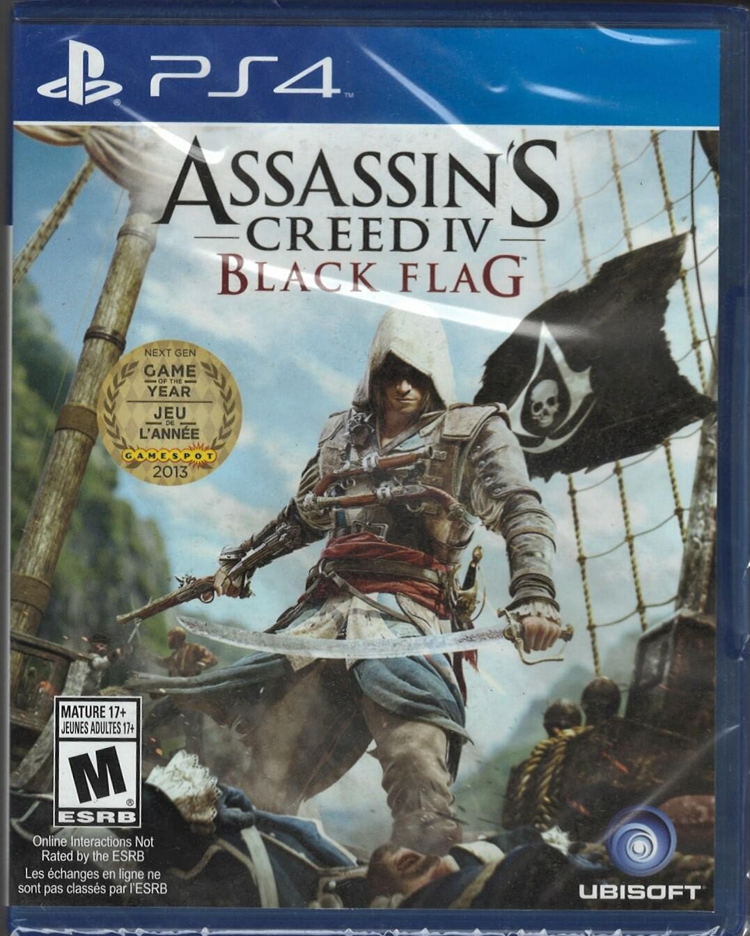 Assassin''s Creed IV: Black Flag PS4 (Brand New Factory Sealed US Version) PlayS