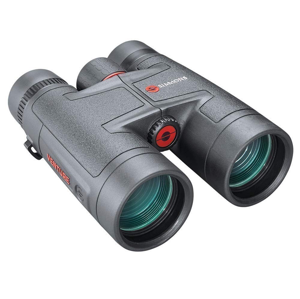Simmons 8x42 Roof Prism Binoculars Black FMC w/ Strap & Carrying Case 897842R