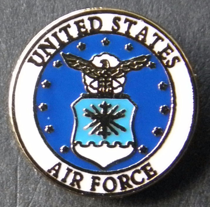 US AIR FORCE USAF Small Tie or Collar Lapel Pin 1/2 inch