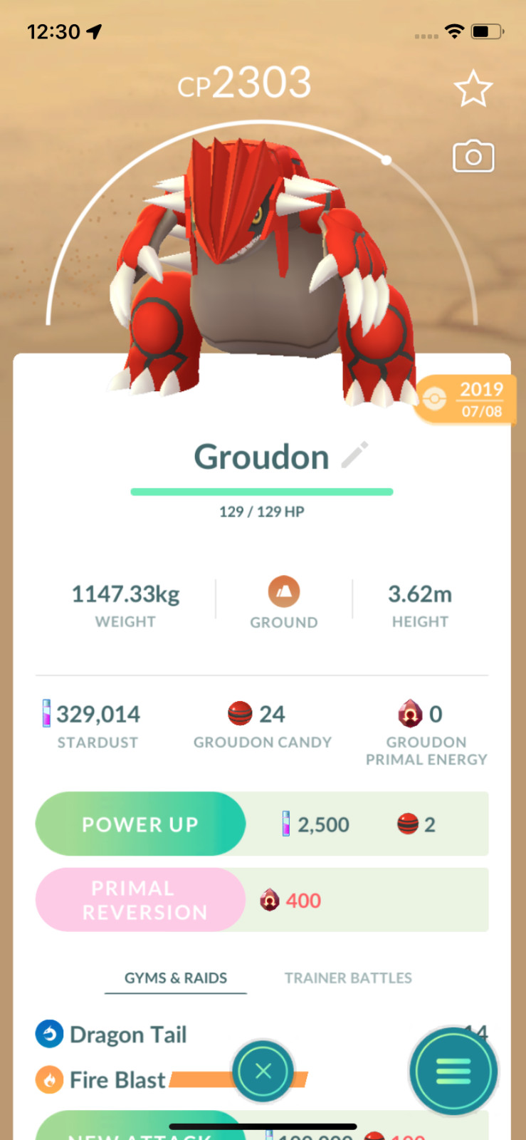 Groudon (2019) Legendary Pokemon! Registered or Unregistered! 30 Days Friendship