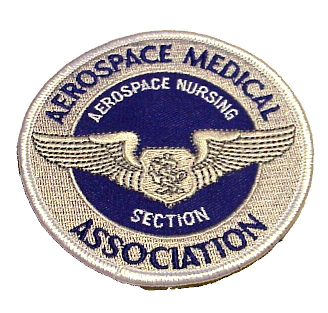 AEROSPACE MEDICAL ASSOCIATION  AEROSPACE NURSING SECTION  3 1/2"  PATCH