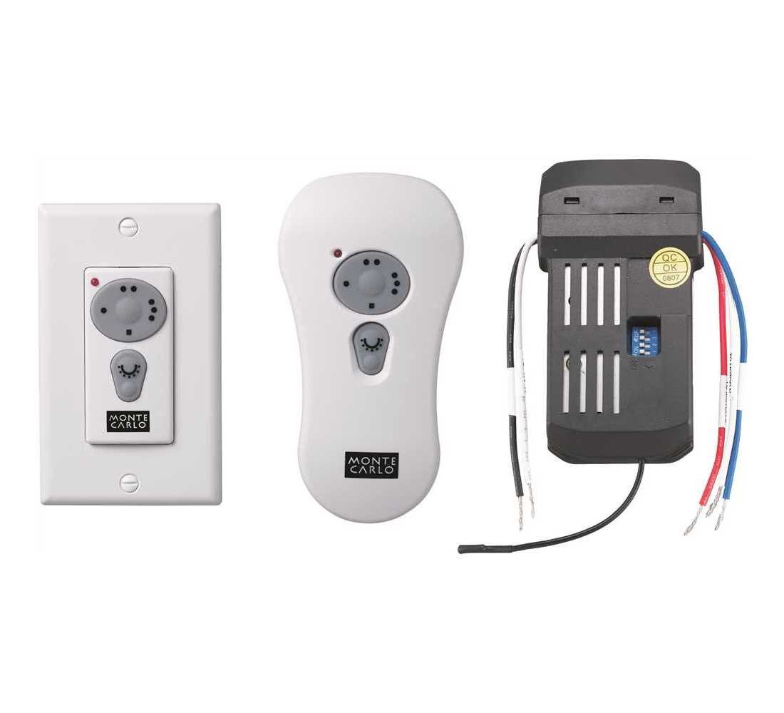 Ceiling Fan Control and Receiver with Three Speed Dimming Transmitter - Includes