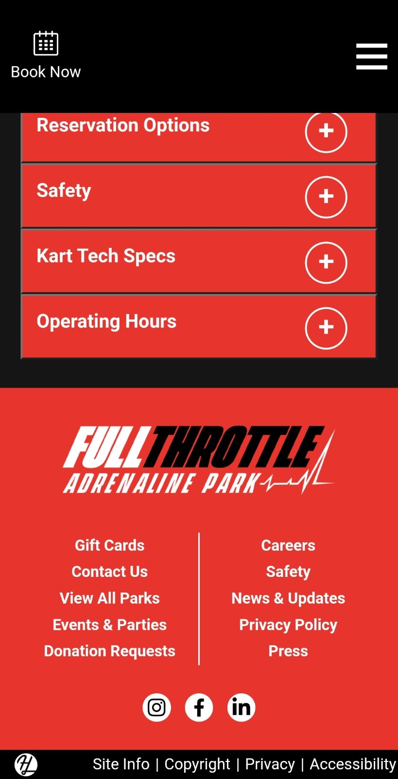 Full throttle park, $180 gift card value. This is good for 3 years, 06/16/2029