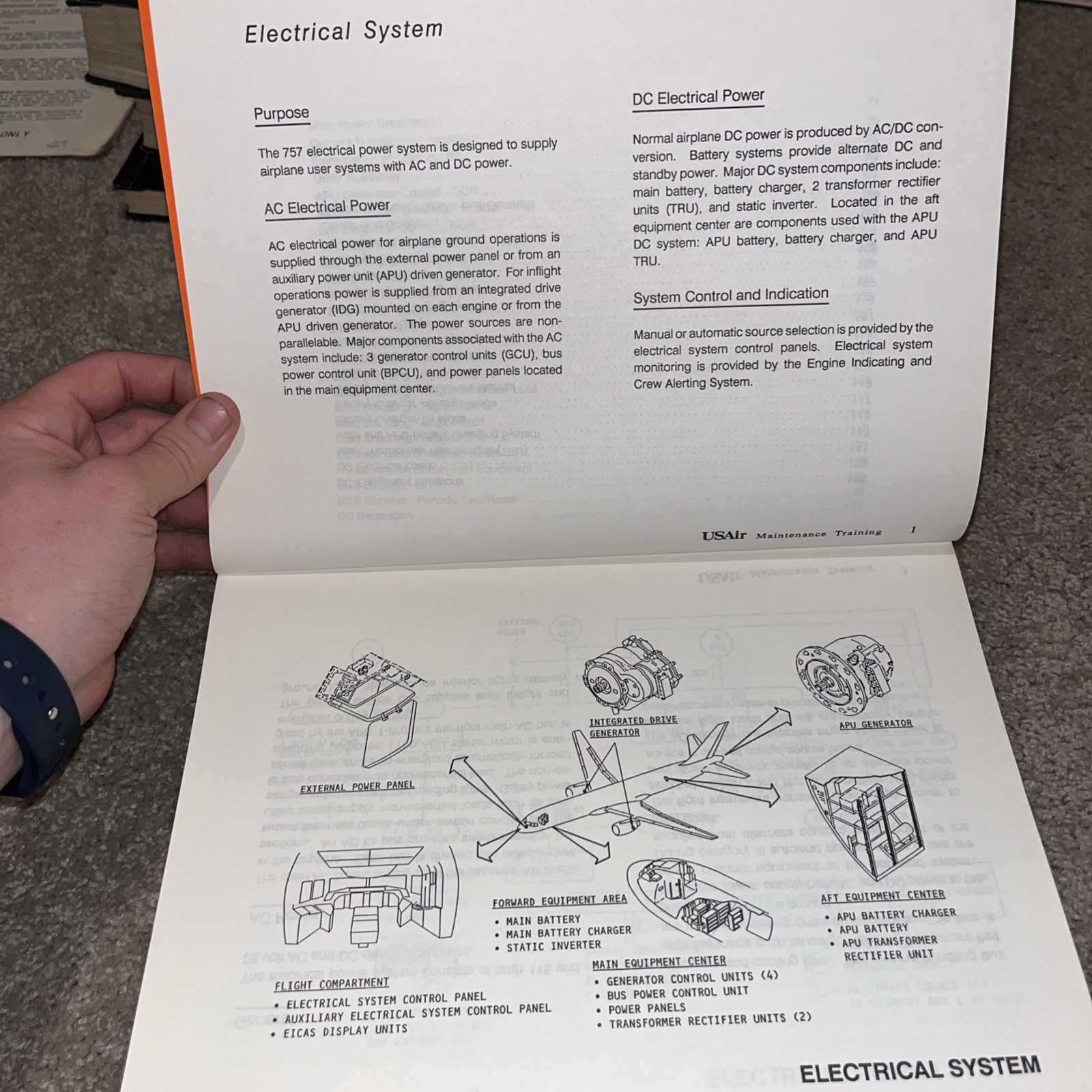 1991 US AIR 757-200 Maintenance Training Manuals