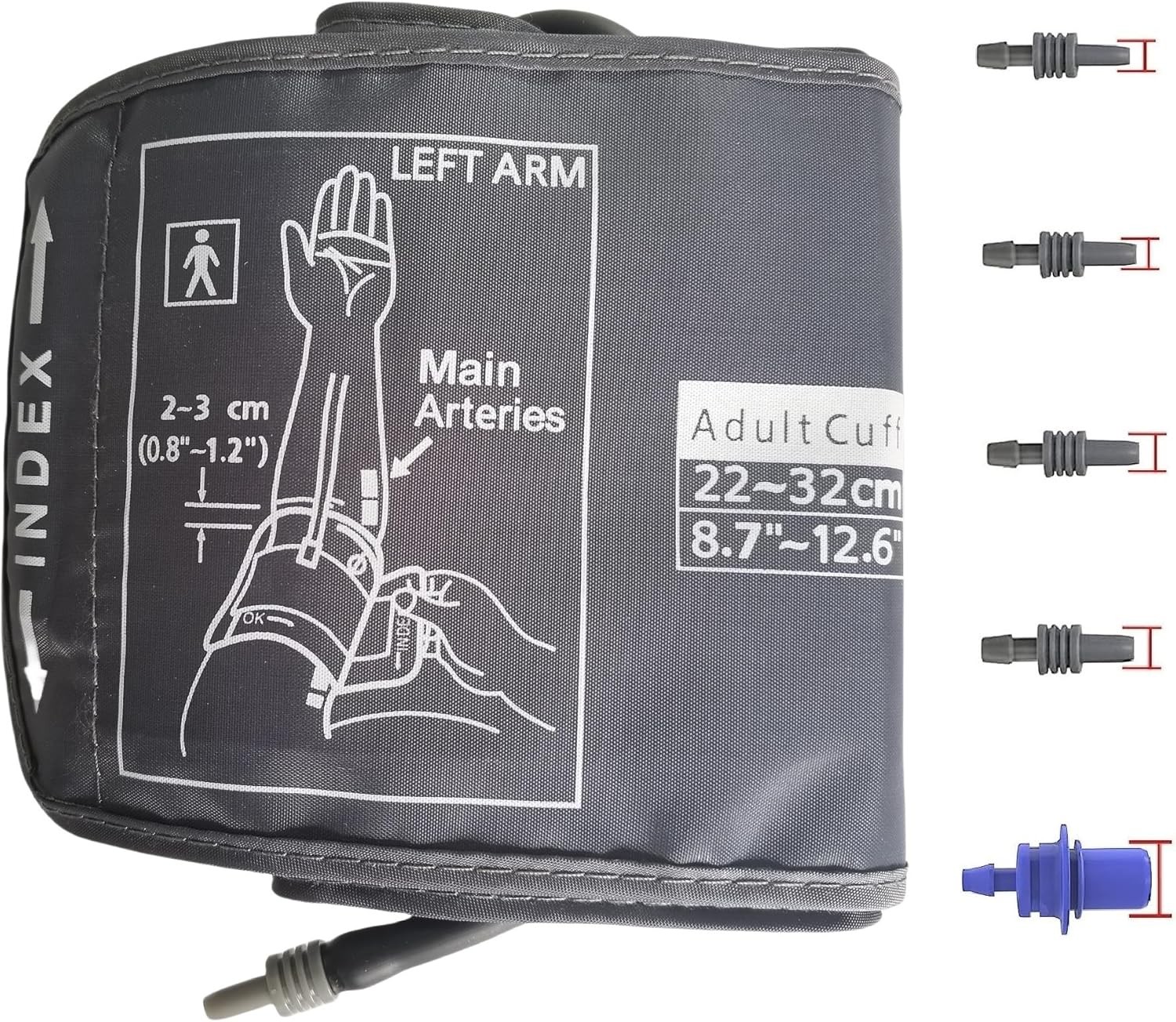 Medium Easy Wrap Blood Pressure Cuff for Thin and Small Arm,Compati... Fast Ship