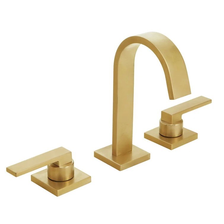 SPEAKMAN LURA CD523BBZ WIDESPREAD FAUCET W PLATFORM LEVER HANDLES BRUSHED BRONZE