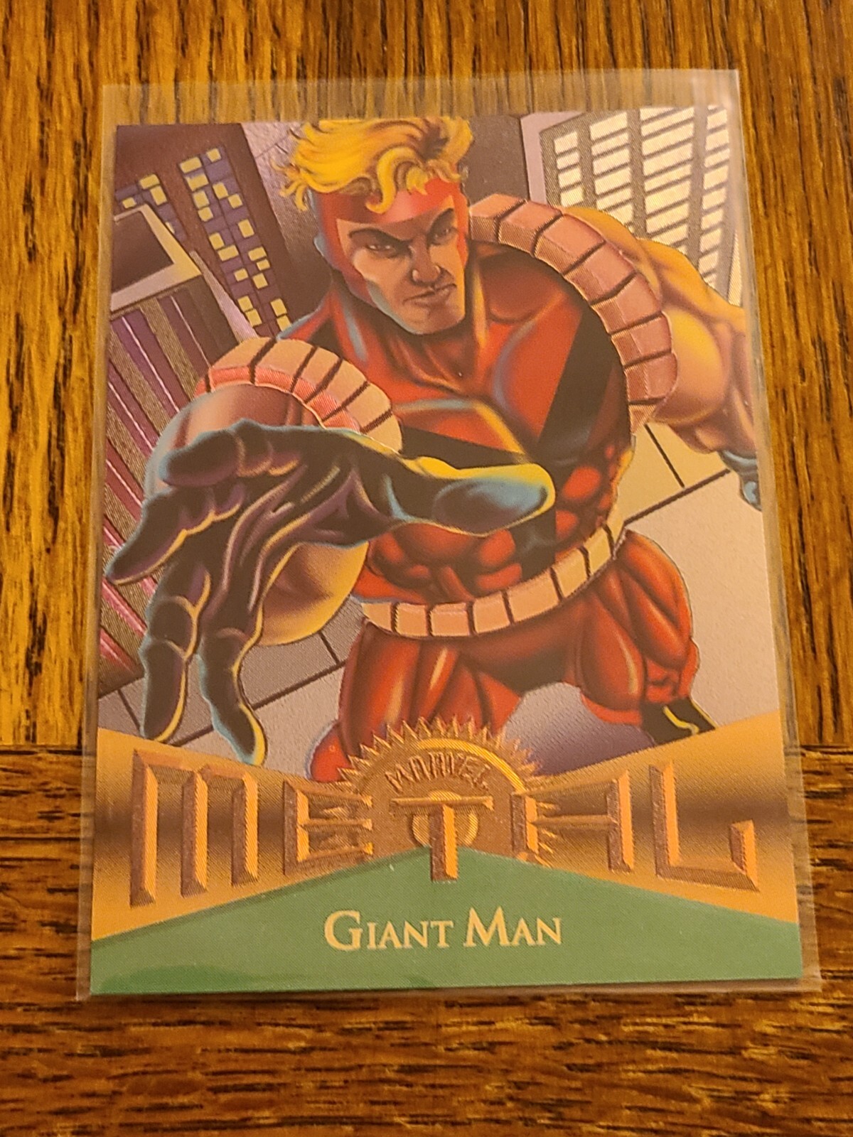 MARVEL COMICS GIANT MAN 1995 FLEER METAL #12