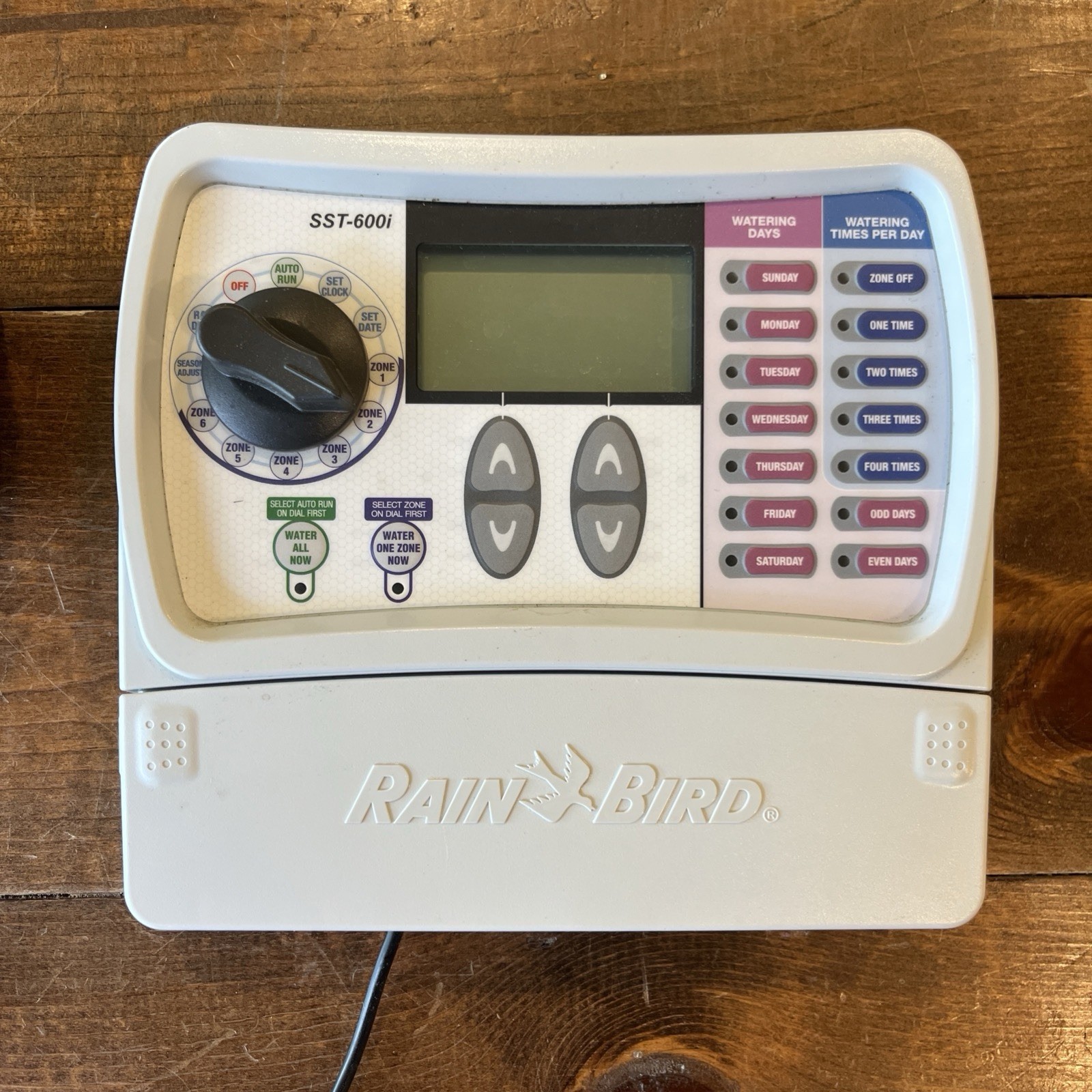 RAIN BIRD SST-600i Simple Set Indoor Sprinkler Irrigation System Timer + Power