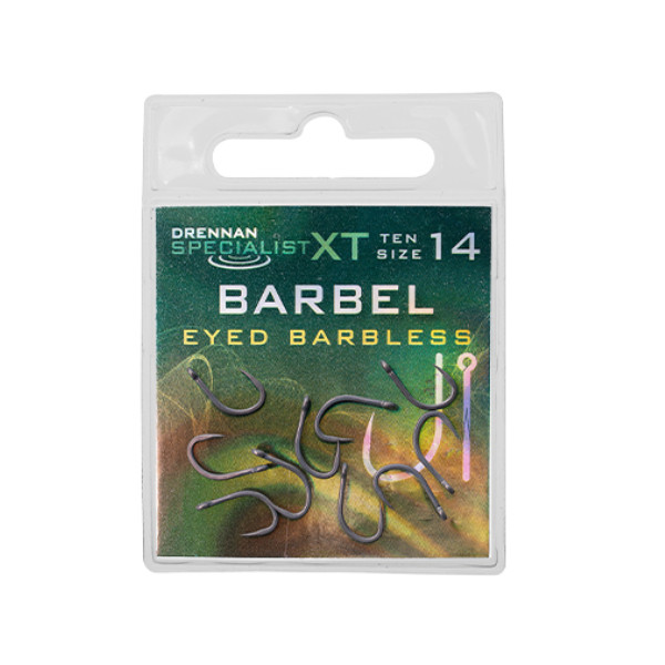 Drennan Specialist XT Barbel BL Strong Heavy Duty Barbel Fishing Hooks Barbless