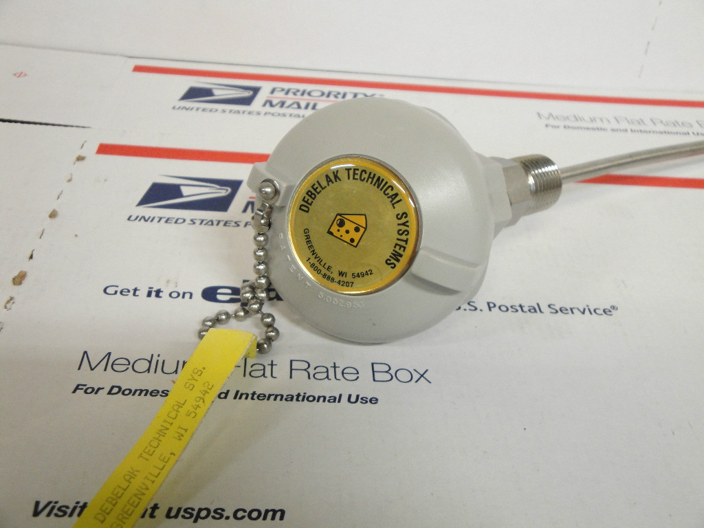 DEBELAK TEMPERATURE SENSOR 401-85U-1800C 0-200C RANGE