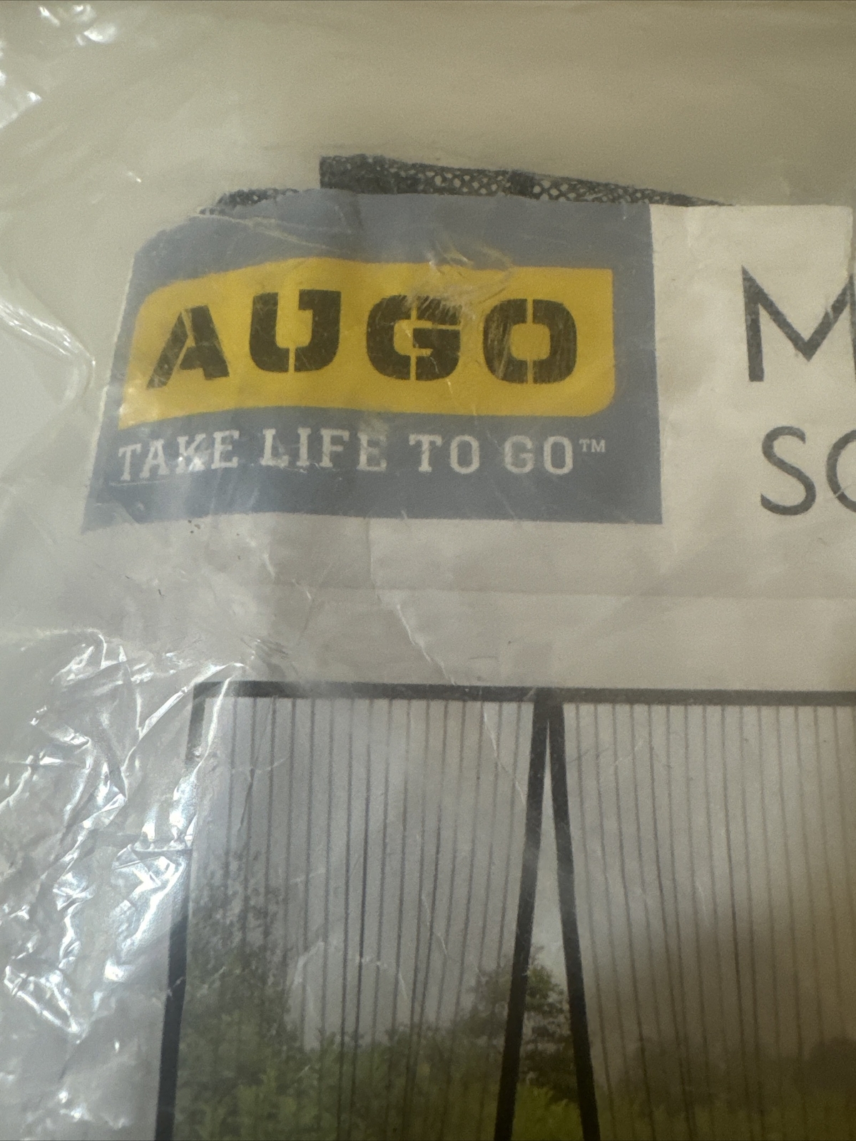Augo Magnetic Screen Door 38X83 NWT Easy To Install