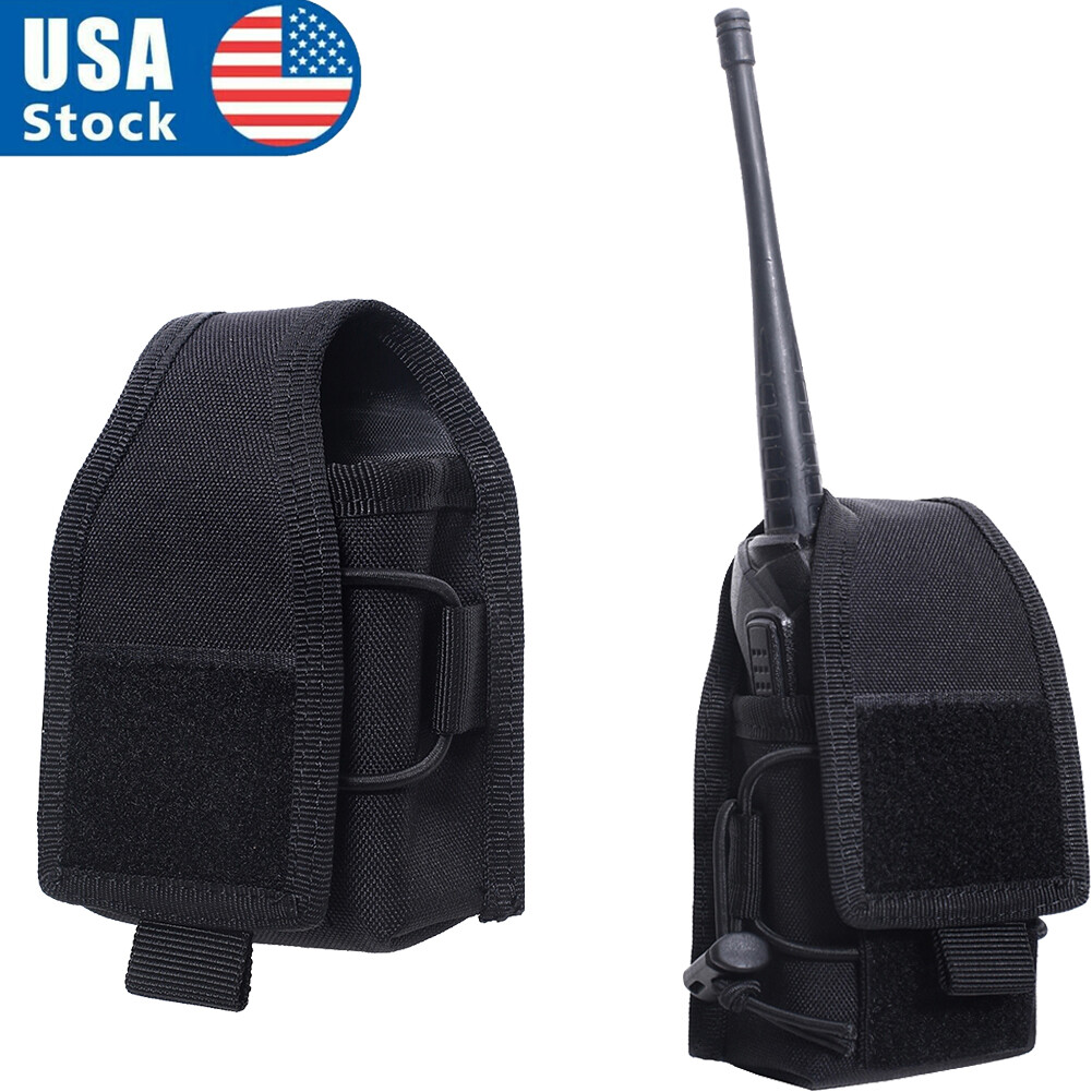 Tactical MOLLE Waistpack Outdoor Walkie Talkie Chest Duty Belt Radio Talkie Bag