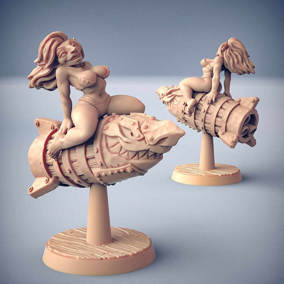 Goblin Rocket Pinup - Artisan Guild Fantasy Dungeons and Dragons Miniature