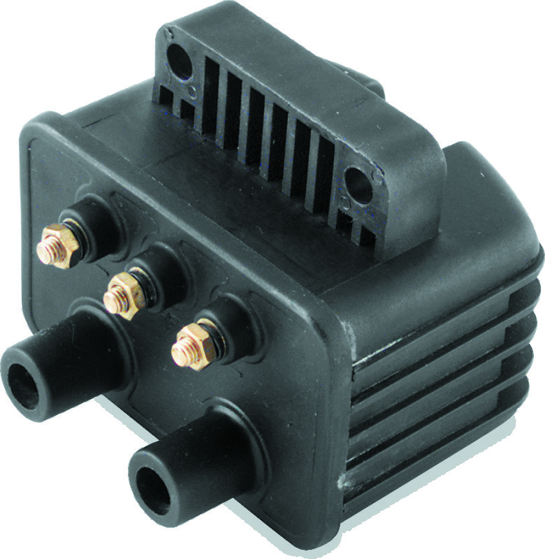 Twin Power Fits Big Twin And XL Custom Application Ignition Coil Black Single