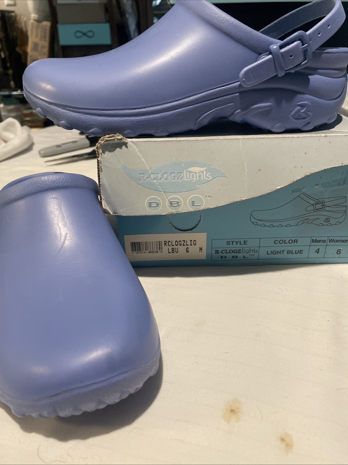 RClogz Light Size 6 Ciel Blue