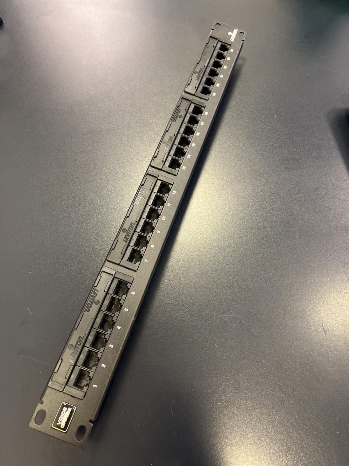 Leviton Voice Grade Patch Panel 24 Port Brand New.  Lot of 12