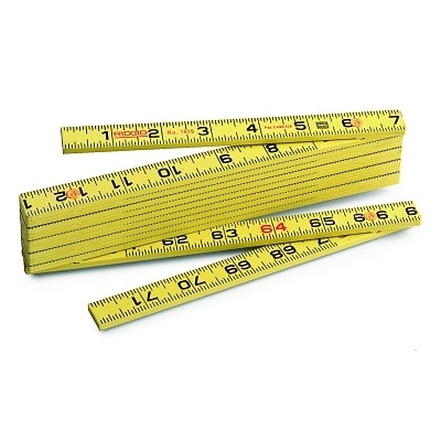 Fiberglass Folding , Model 1619, 6 ft L, SAE, 6 in Outside Reading Ridge Tool