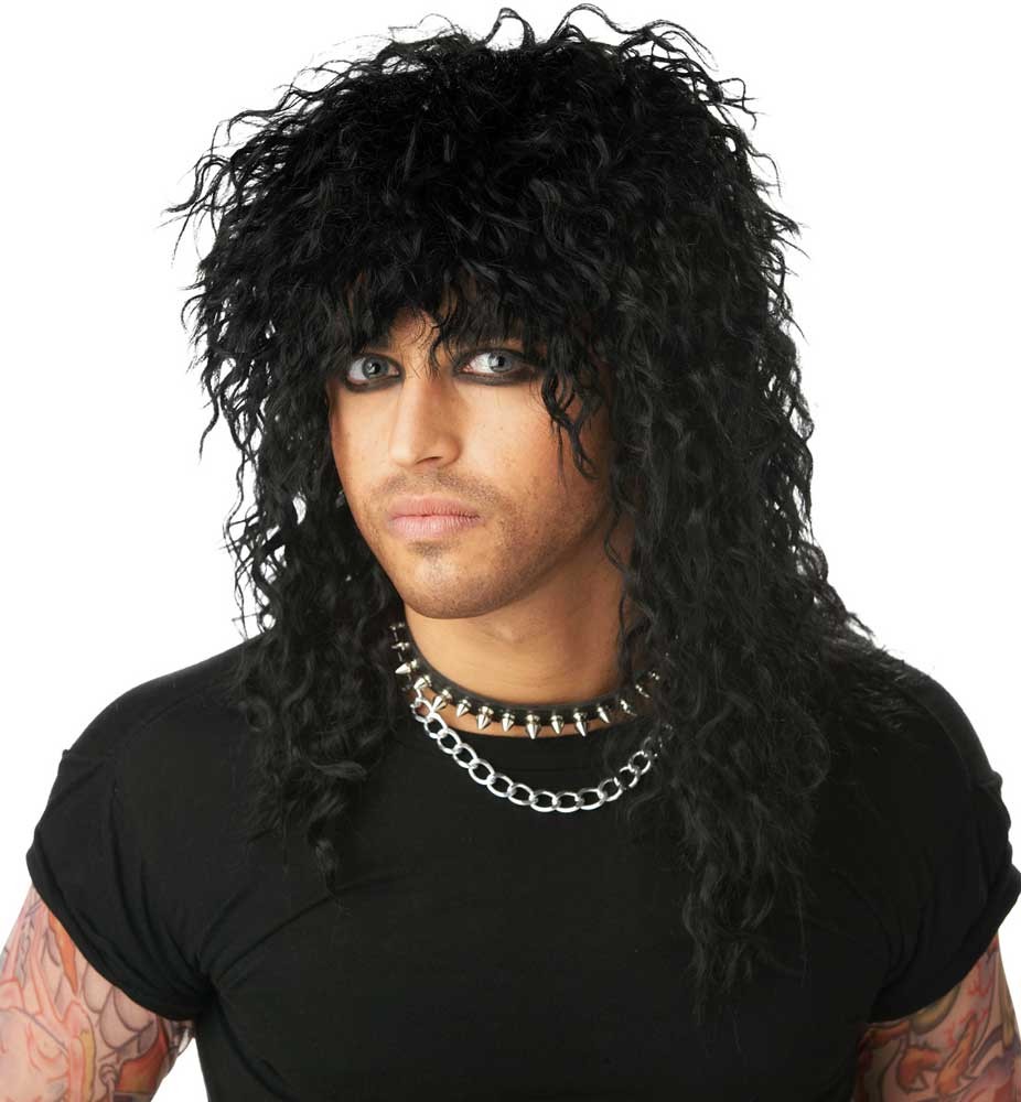Wig Medieval Men Headbanger Accessory Halloween 70344