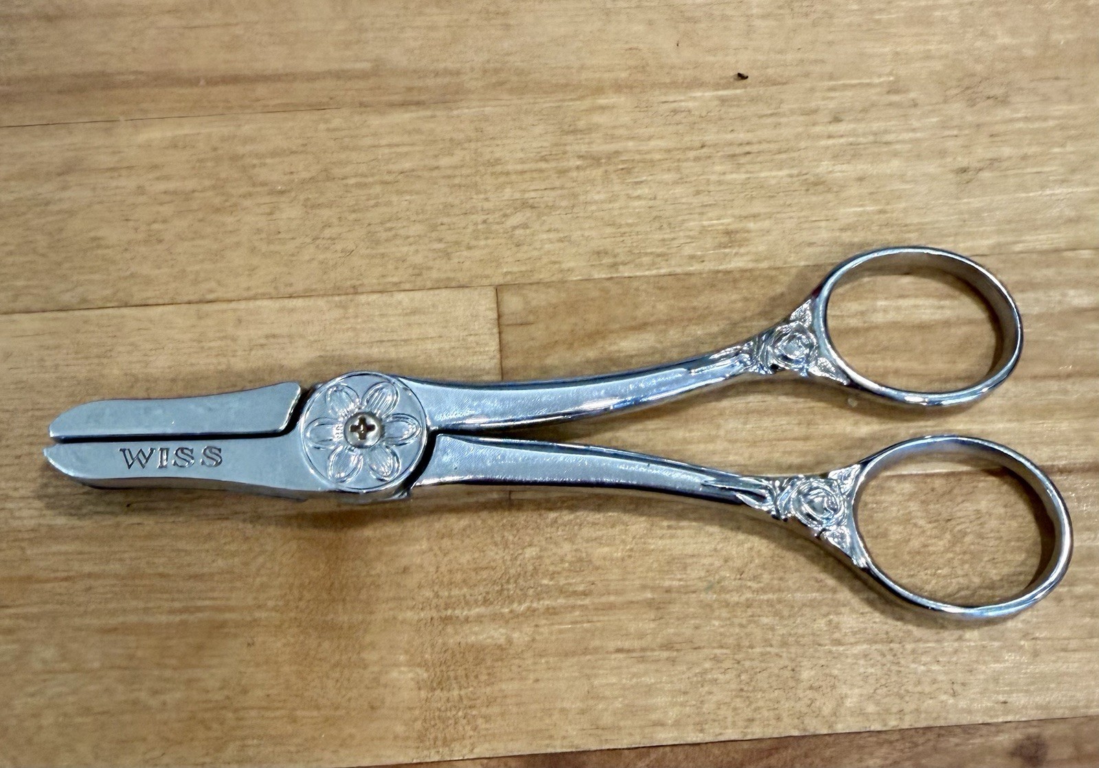 Wiss FH-4 Flower Shears Scissors Chrome Plated Floral Design Newark NJ