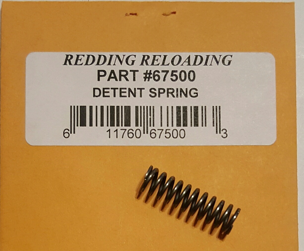 67500 REDDING T7 TURRET DETENT SPRING - BRAND NEW - FREE SHIPPING