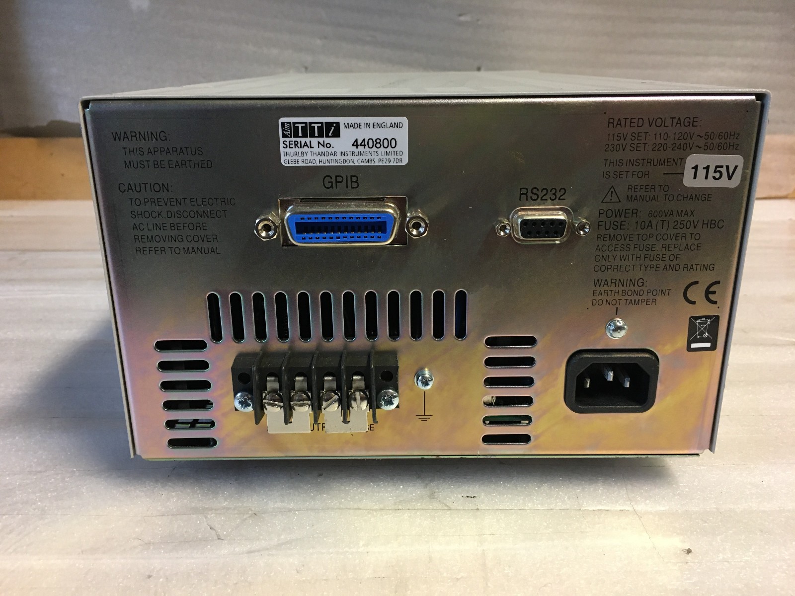TTI TSX3510P Programmable DC PSU 35V 10A
