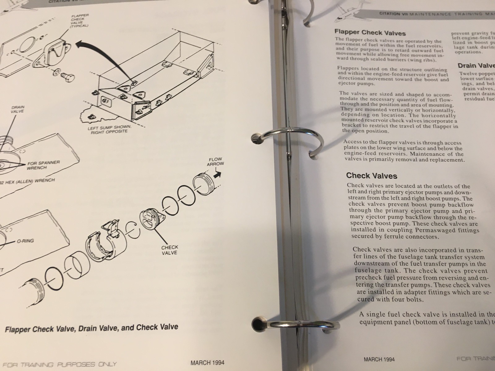 Citation VII Maintenance Training Manuals, a 2 vol. set