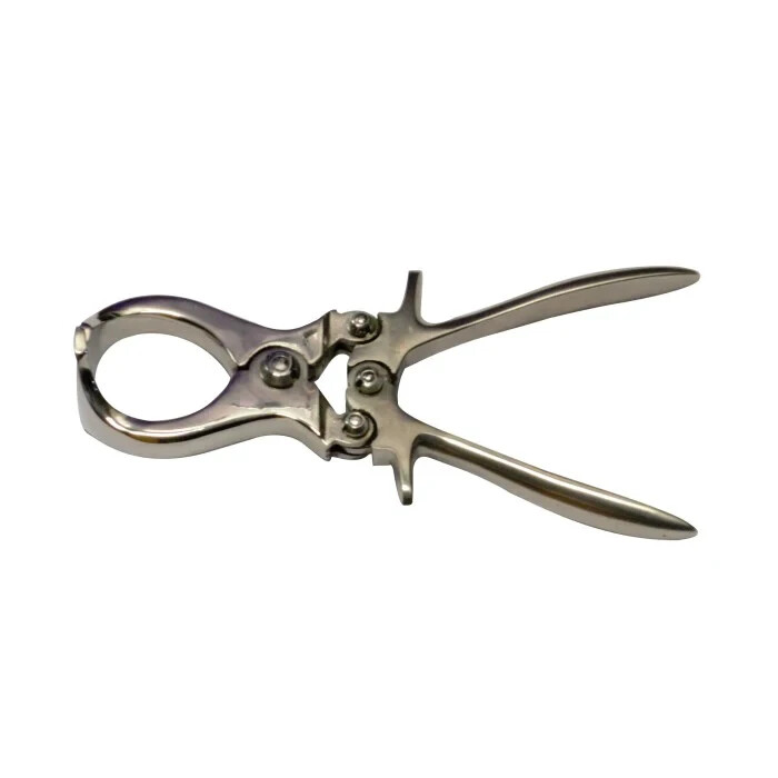 SS 9" Veterinary Castration Plier/Clamp, Burdizzo Style For Bloodless Procedure