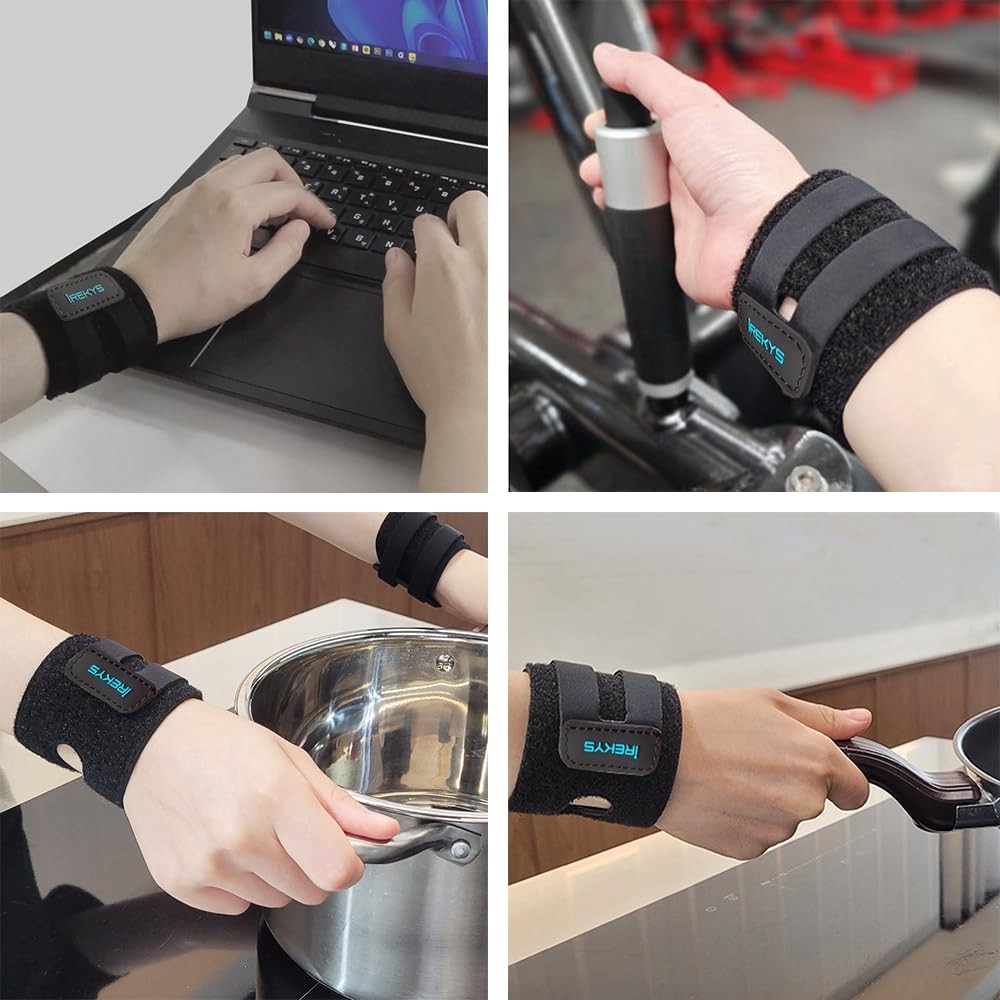 Closed-Loop Neoprene Wrist Wrap – Lightweight, Breathable Compression Support...