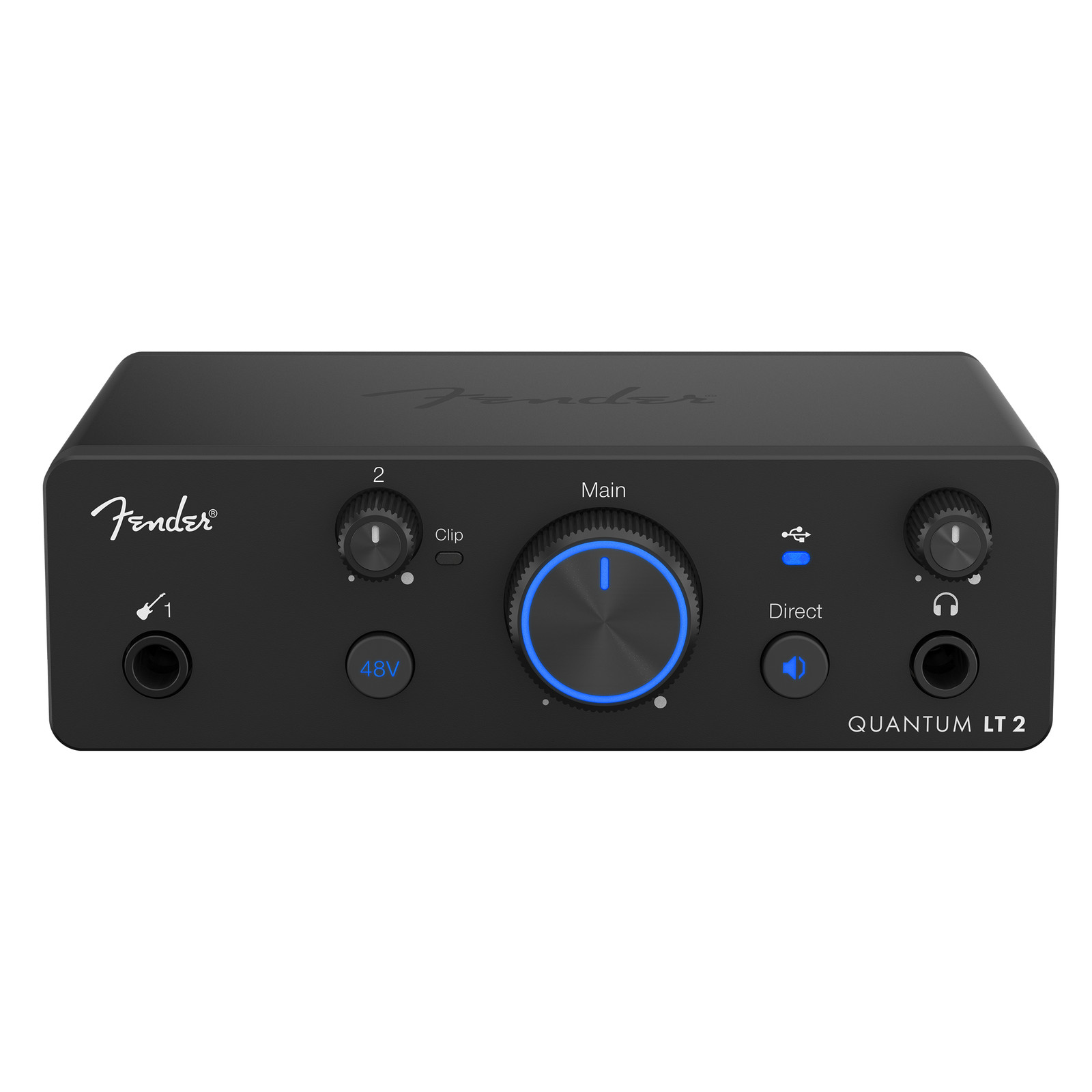 Fender Quantum LT 2 2x2 24-bit Bus Powered USB-C Audio Interface w/Mic Preamp
