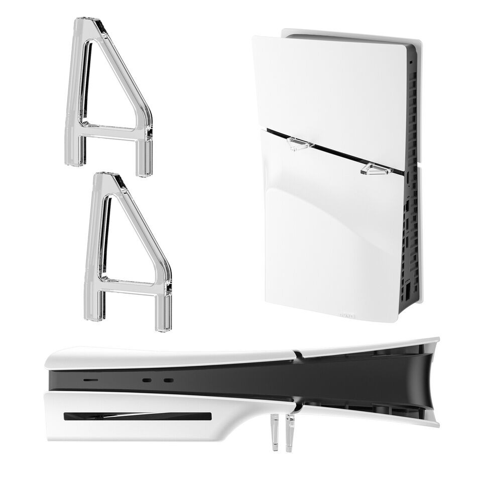 Horizontal Holder For Sony PS5 Slim DiscDigital Edition Console Bracket HAU