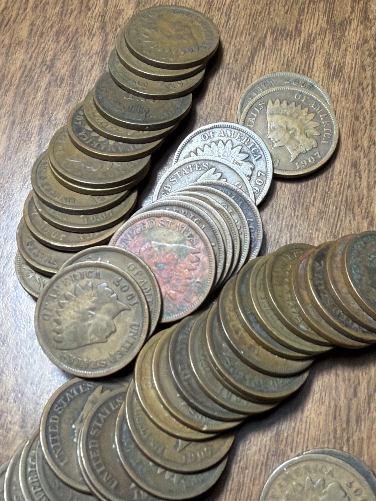 1907 Indian Head Cent Penny   Get On Is Similar Condition