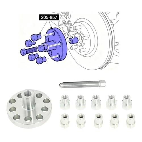 205-857 Half Shaft Remover Tool Kit Wheel HUB Axle Puller Half Shaft Puller