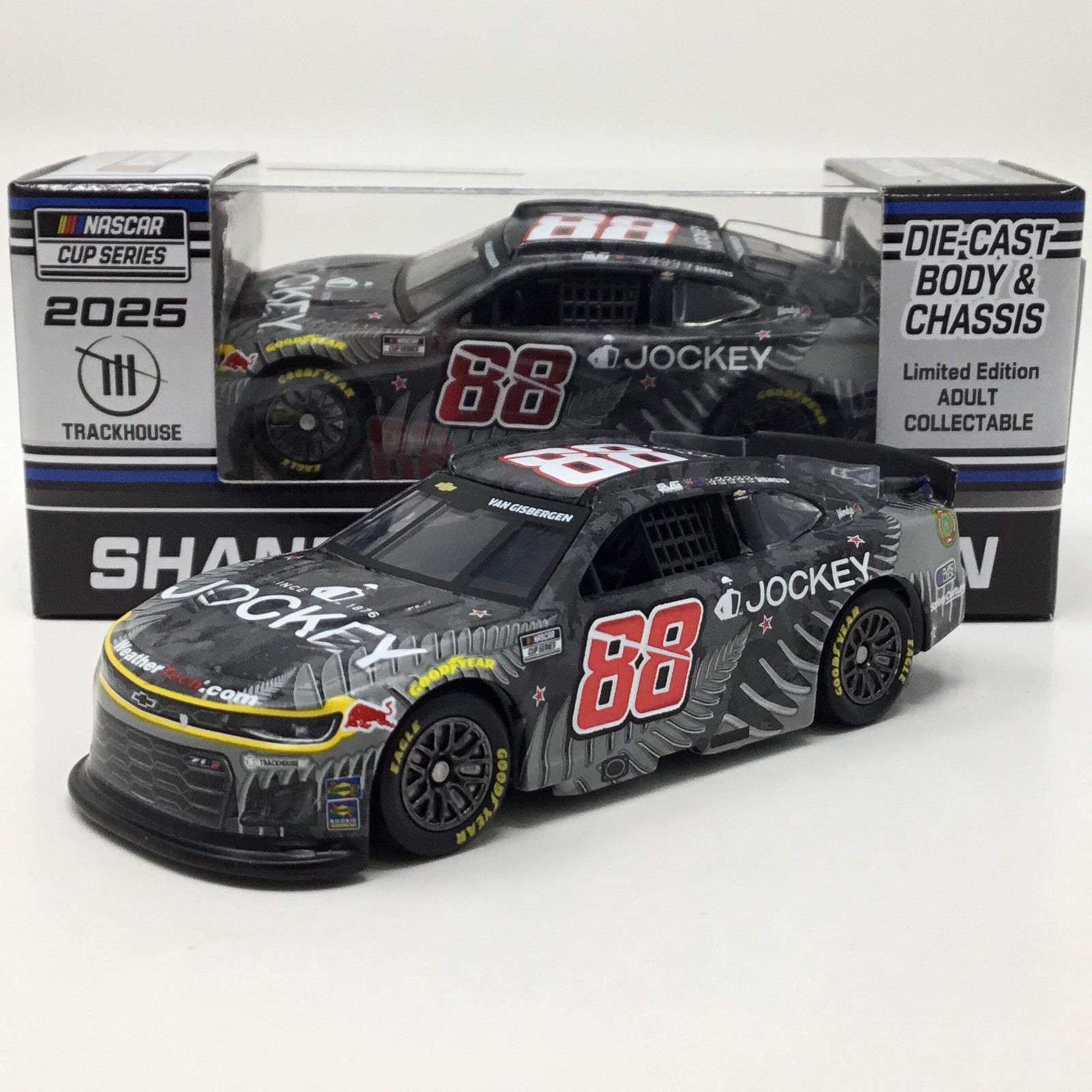 Shane Van Gisbergen 2025 Jockey New Zealand Foil Number 1:64 Diecast